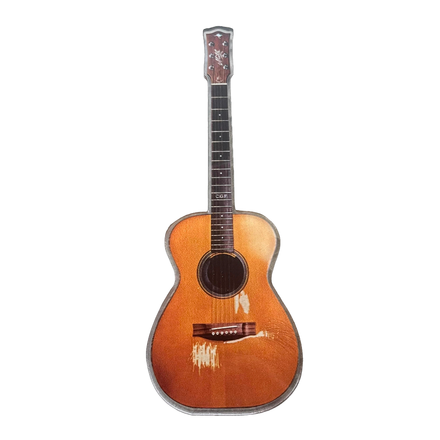 Acrylic Guitar Magnet