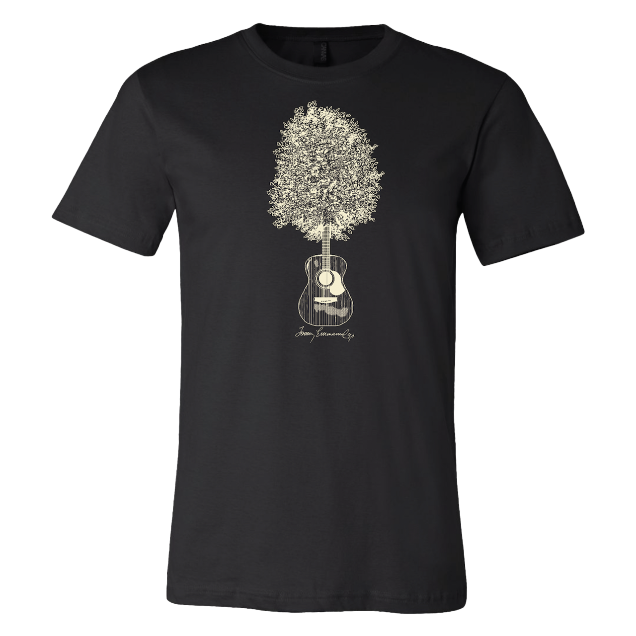 Black Guitar Tree Shirt
