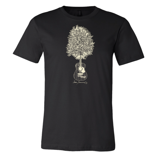 Black Guitar Tree Shirt